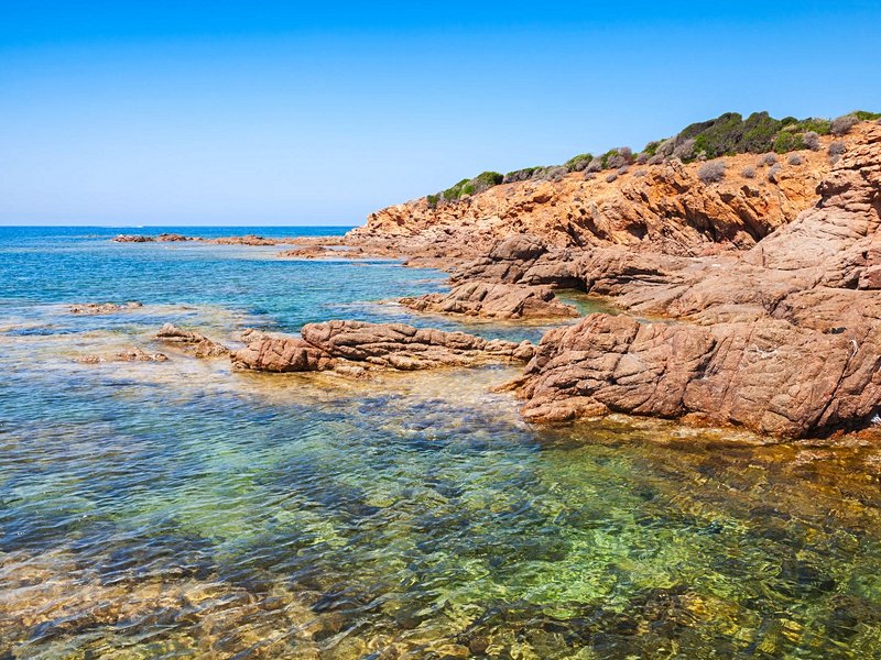 La plage de Capo di Feno, Ajaccio