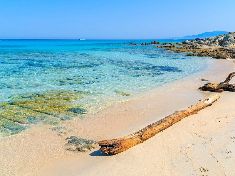 La plage de Saleccia, désert des Agriates