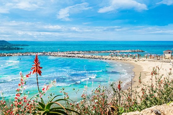 Plage du Hilton, Tel-Aviv, Méditerranée
