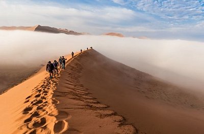 Trekking sur les dunes de Sossusvlei