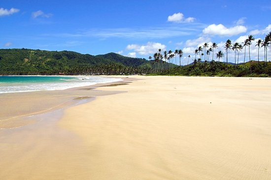La plage de Nacpan près d’El Nido à Palawan