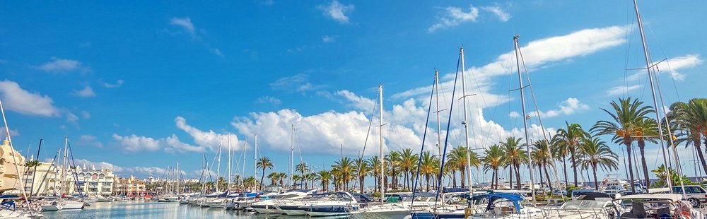 Le bord de mer de Malaga
