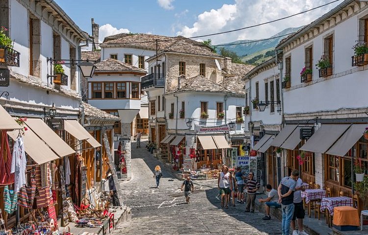 La ville de Gjirokastra