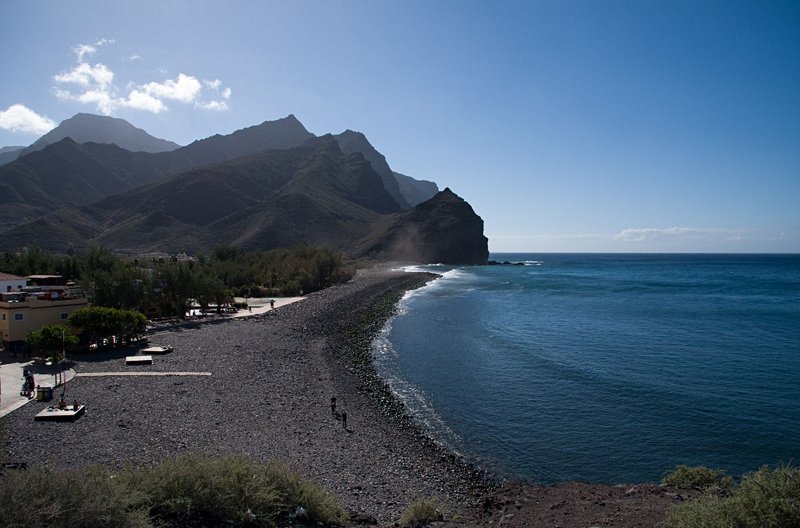 plage La plage de la Aldea de Saint Nicolas