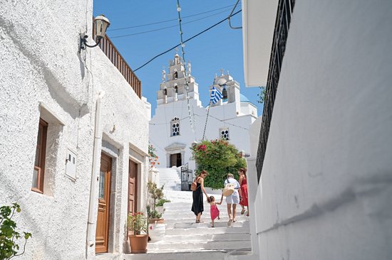 Les villages de montagne d'Halki et de Filoti