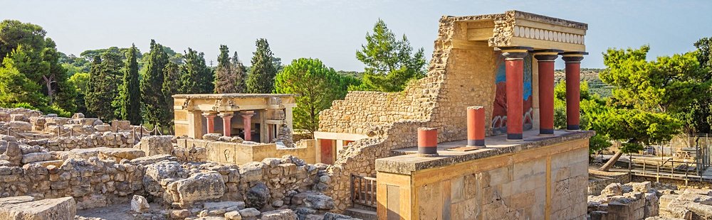 Les vestiges du palais de Cnossos