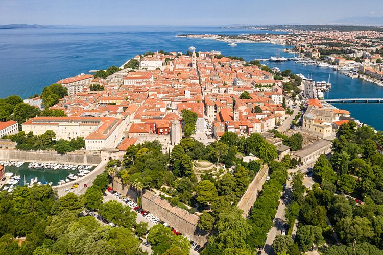 Les remparts de Zadar