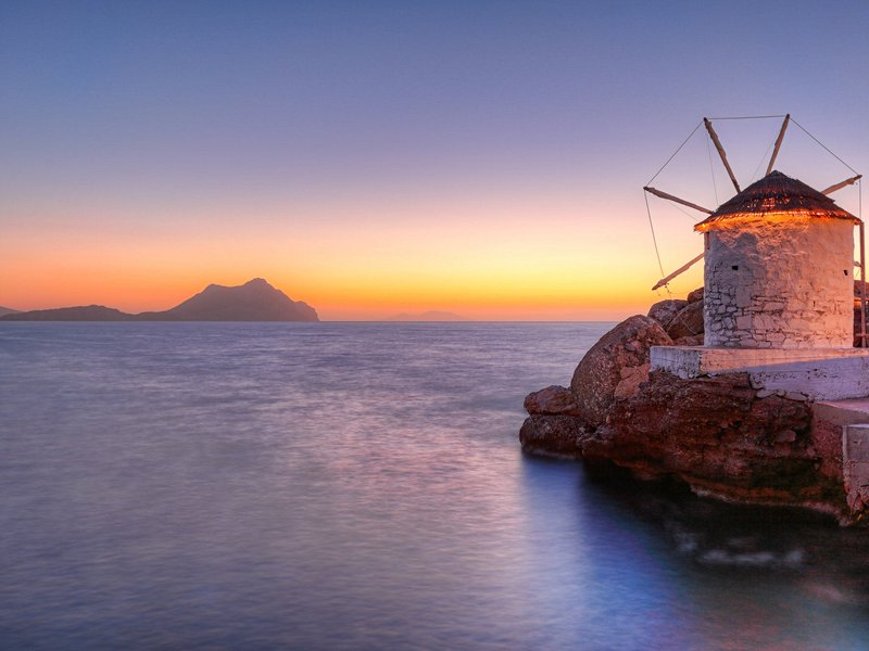 Le port d'Aegiali
