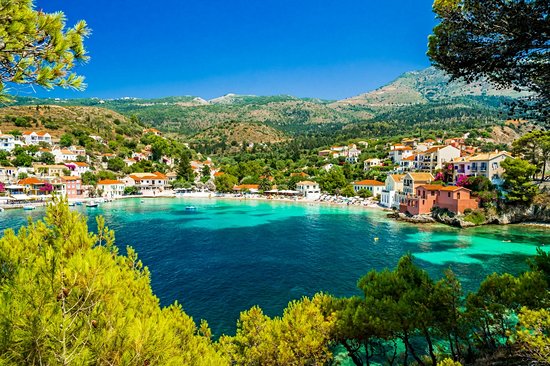 Les petits villages d'Assos et de Fiskardo