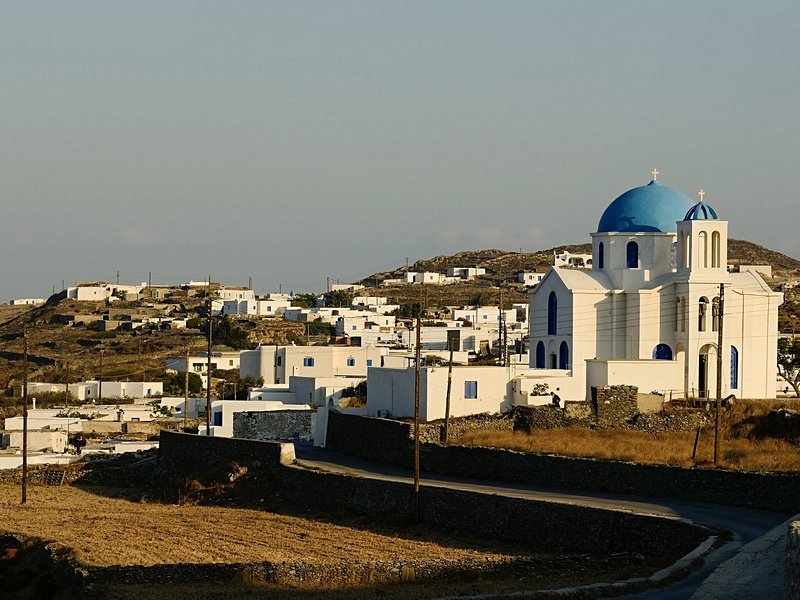Le village d'Ano Meria, rural et authentique
