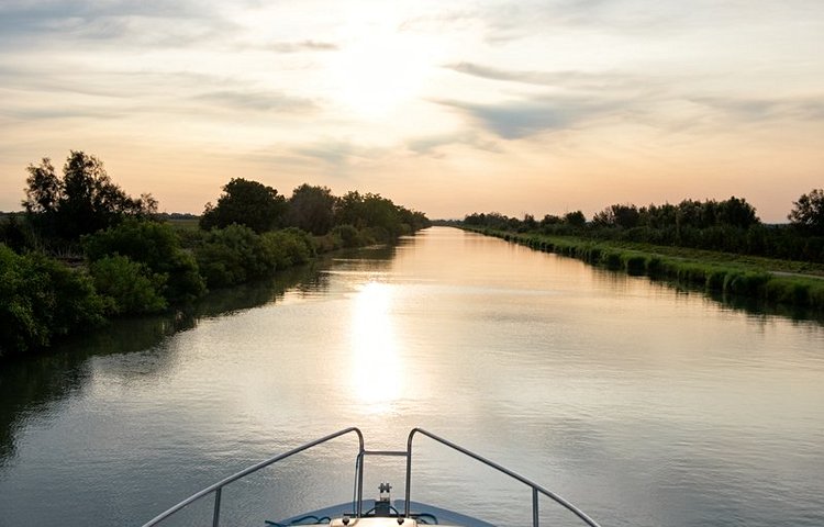Balade en bateau sur le canal de Camargue