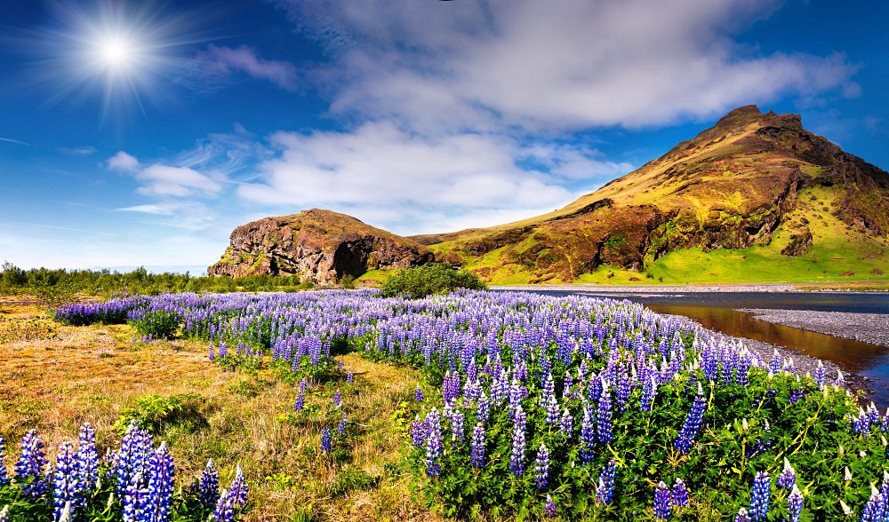 Islande au mois de  juin