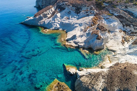 Les îles de Kimolos et de Poliegos
