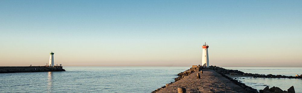 La plage de la Tamarissière à Agde