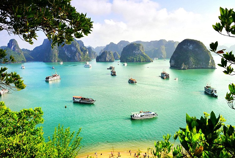 La baie d’Halong
