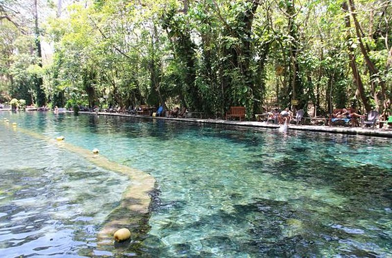 Se baigner à Ojo de Agua