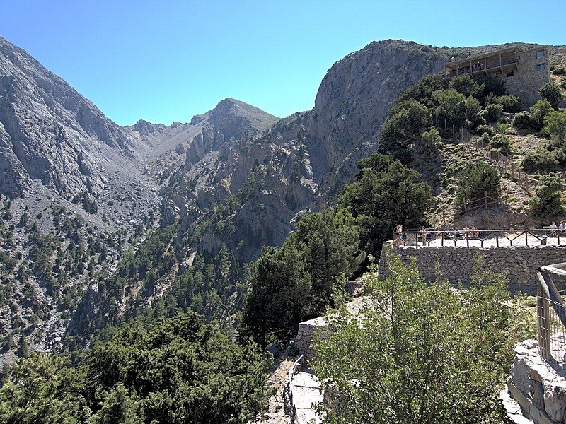 Départ des Gorges de Samaria (Xyloskalo)