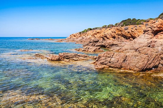 La plage de Capo di Feno, Ajaccio