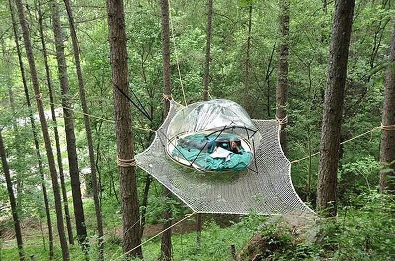 Passer la nuit dans une bulle à Barcelonnette  