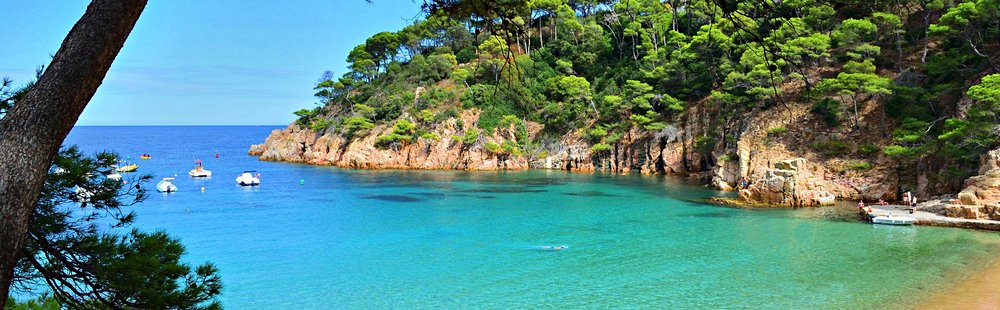 La cala Aiguablava à Begur