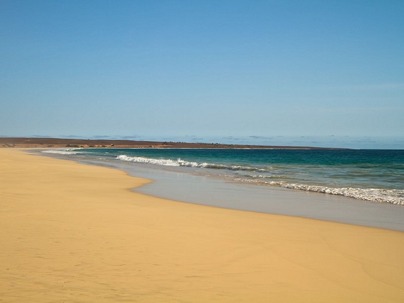 Plage de Santa Monica, île de Boa Vista