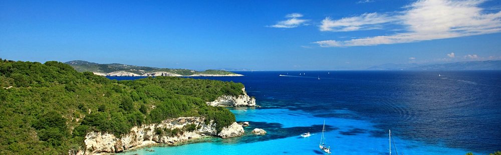 La plage Voutoumi (Antipaxos)