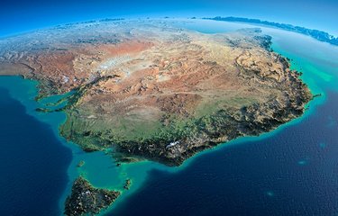 L'Australie, vue du ciel