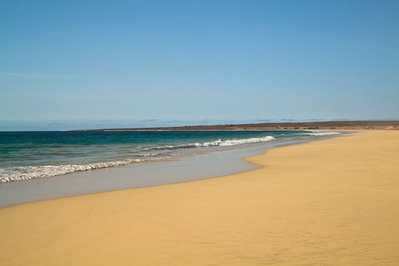 plage Plage de Santa Monica, île de Boa Vista