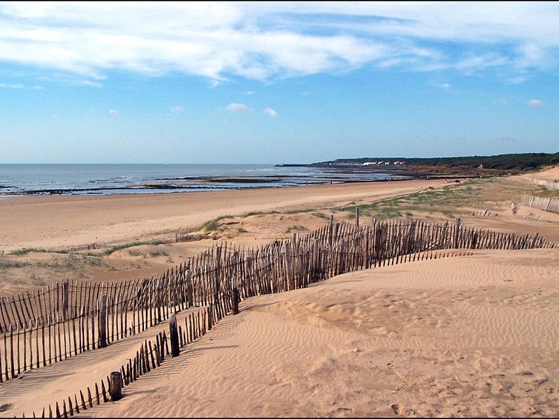 La plage du Veillon à Talmont Saint Hilaire