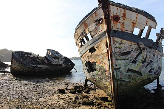 Le cimetière de bateaux de Quelmer