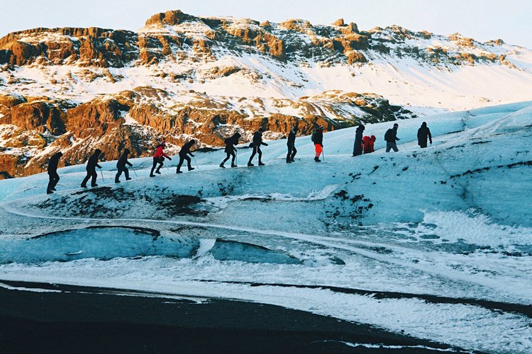 Randonnée vers le glacier Sólheimajökull