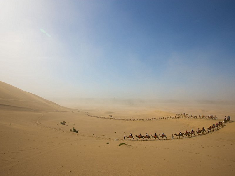 Route de la Soie à Gansu