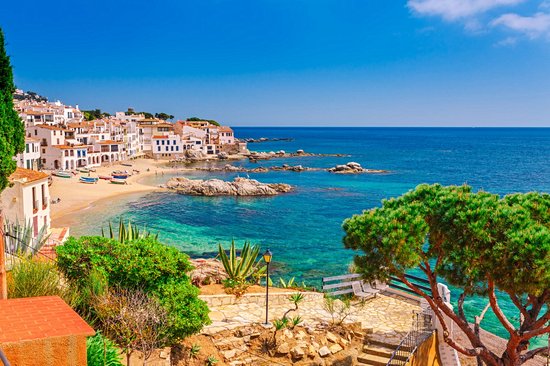 La plage de Calella de Palafrugell