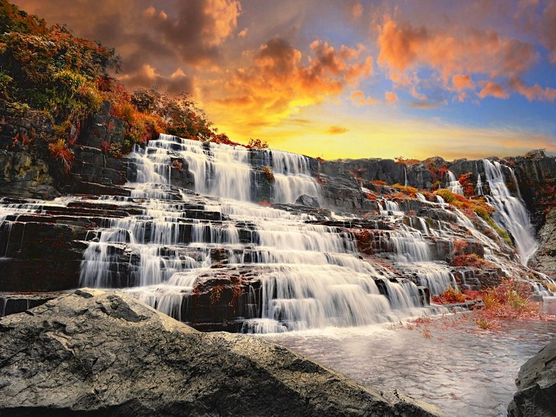 Les chutes de Pongour