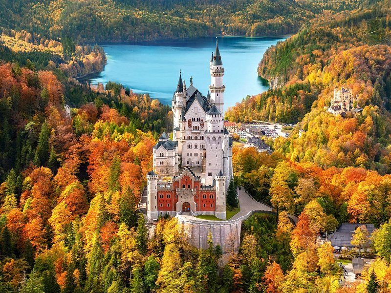 La rando royale :  l’Alpsee, avec vue sur Neuschwanstein