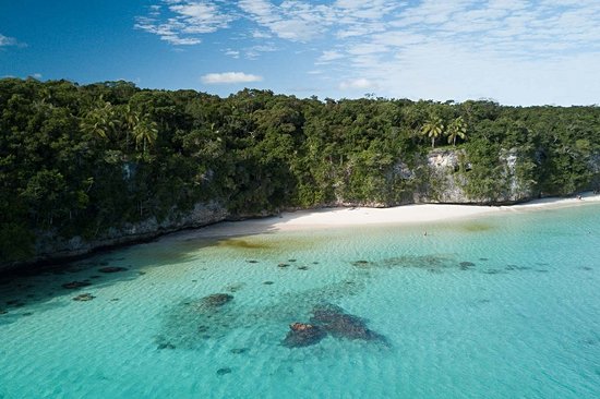 La plage de Kiki à Lifou