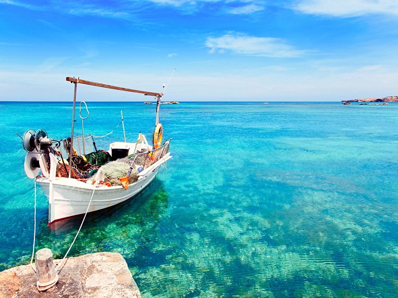 La plage d'Es Pujols