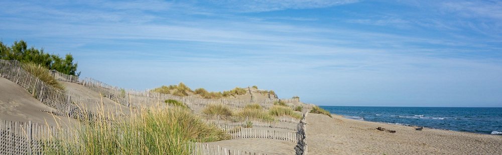 La plage de l’Espiguette au Grau du Roi