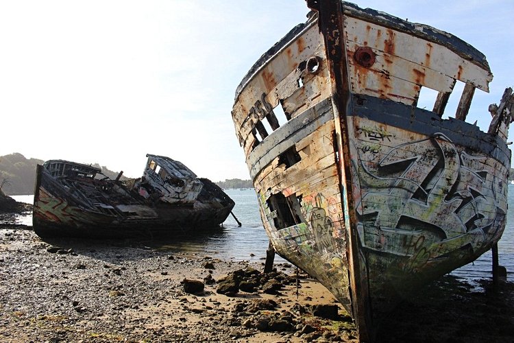 Le cimetière de bateaux de Quelmer