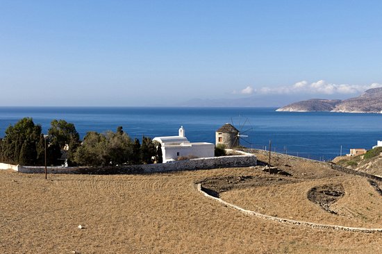 Chora, au centre de l'île