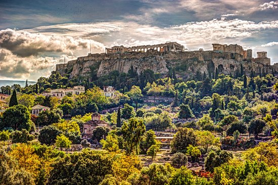 L'agora, l'arc de Galère et la Rotonde