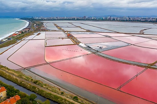 Traitement boueux dans des Salines