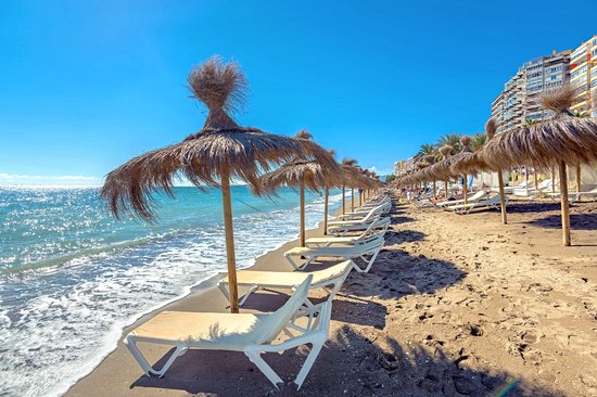 Le bord de mer de Malaga