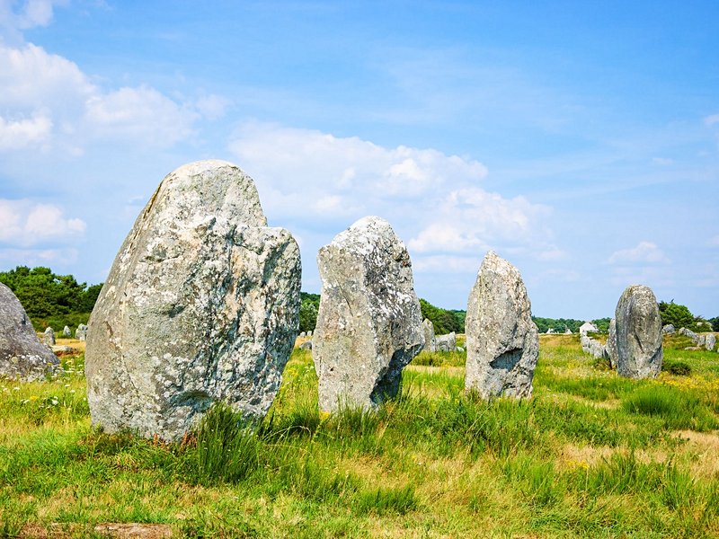 Les menhirs de Carnac