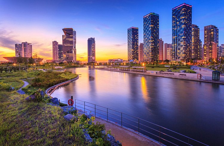 Songdo International Business District – Incheon, Corée du Sud