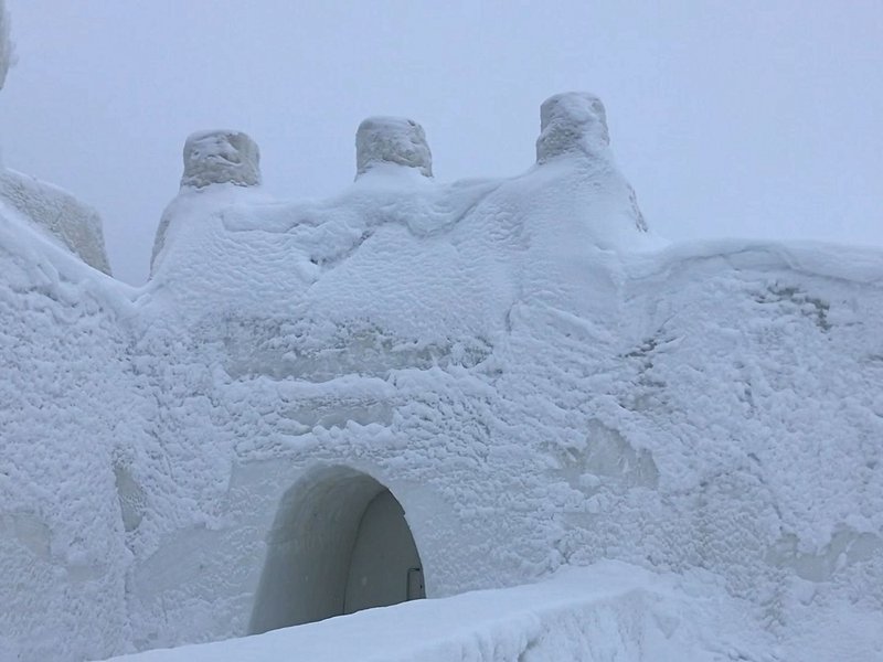 Le château de neige de Kemi
