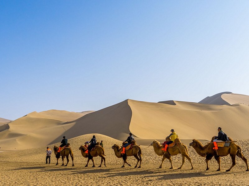 Route de la Soie à Gansu