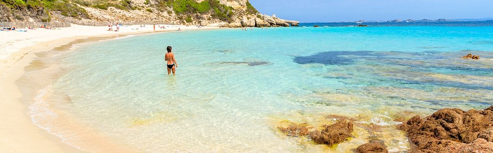 La plage du Grand Sperone, Bonifacio