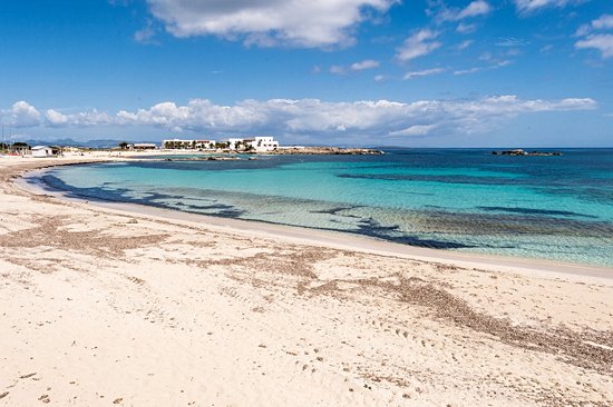 La plage d'Es Pujols