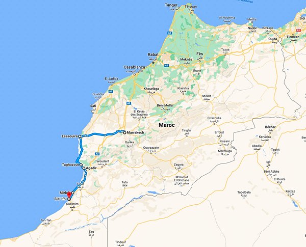 itineraire Maroc 7 jours